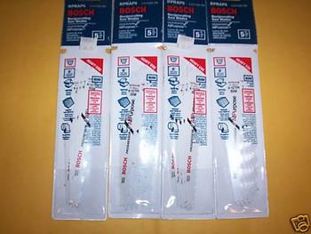 10 BOSCH 6 RECIPROCATING SAW BLADES PROGRESSOR