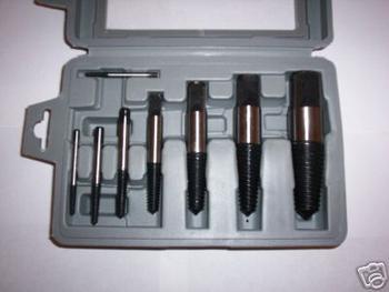 8pc JUMBO EASY OUTS SCREW EXTRACTOR SET INDUSTRIAL