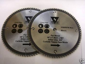 2 10 NEIKO CIRCULAR TABLE MITER SAW BLADES CARBIDE 80T