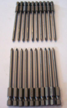 20 ENKAY 3-1/2 PHILLIPS #0 SCREW DRIVER BITS ROUND SHAFT PH0