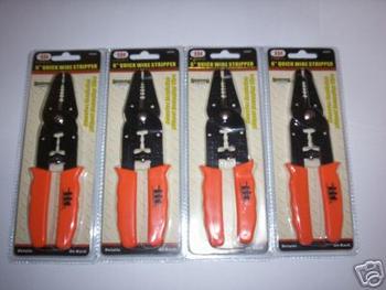 4 ILLINOIS INDUSTRIAL 6 QUICK WIRE STRIPPERS PRO GRADE