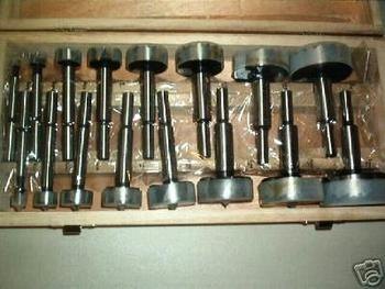 16PC FORSTNER WOOD BORING AUGER DRILL BIT SET