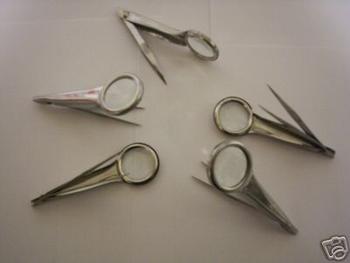 QTY 5 TWEEZER WITH MAGNIFIER FOR SPLINTERS OR GAG GIFT