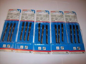 15 BOSCH U-SHANK CARBIDE 30 GRIT JIG SAW BLADES U30RF