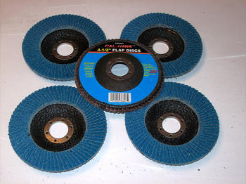 5pcs 4-1/2 ANGLE GRINDER FLAP DISCS 40 GRIT ZIRCONIA