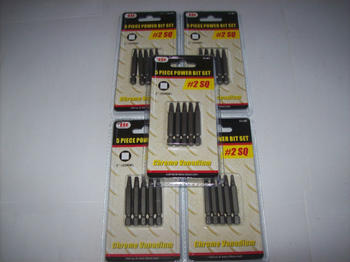 25 IIT 2 SQ #2 SQUARE ROBERTSON POWER DRILL SCREW BITS