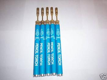 4 BUTANE PENCIL TORCH SOLDERING WELDING JEWELRY REPAIR