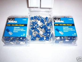 200 IDEAL FEMALE DISCONNECTS WIRE CONNECTORS