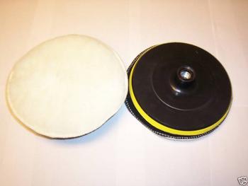 7 POLISHING WHEEL & BONNET SET WITH PVC BACKING PAD