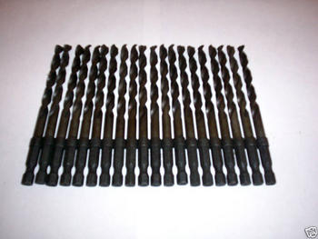 20 DEWALT RAPID-LOAD HEX SHANK DRILL BITS 1/4 USA