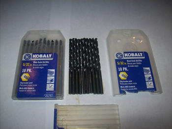 20 KOBALT BLACK OXIDE DRILL BITS 5/32