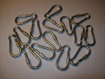15 SNAP HOOKS WITH QUICK LINK LOCK 3/8 800lb CZCSH3/8