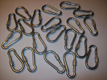 20 SNAP HOOKS WITH QUICK LINK LOCK 5/16 500lb CZCSH5/16