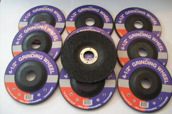 10 4-1/2 GRINDING WHEELS 7/8 ARBOR