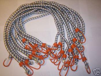 24 HEAVY DUTY BUNGEE CORD TIE DOWN CORDS 72 long