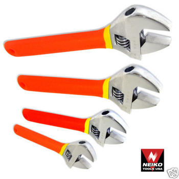 4pc ADJUSTABLE CRESCENT WRENCH SET NEIKO TOOLS USA