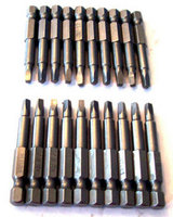 20 ENKAY 2 ROBERTSON #2 SQUARE SCREW BITS MAGNETIC TIP ROUND SHAFT