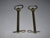 2 FARM TRACTOR WAGON TRAILER RECIEVER PINS 5/8 X 8