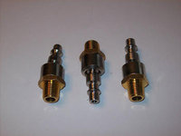 3 SWIVEL QUICK CHANGE AIR COUPLER FITTINGS 1/4 NPT MALE