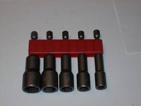 5pc NEIKO MAGNETIC NUT SETTER HEX SHANK SET SAE