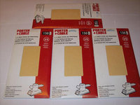 60 PORTER CABLE 1/2 SHEET STICK-ON SANDPAPER SANDER 150