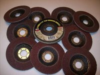 10 ASSORTED GRIT 4-1/2 ANGLE GRINDER SANDING FLAP DISC