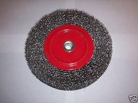 8 BENCH GRINDER FINE STEEL WIRE WHEEL 2 THICK