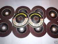 10 4 ANGLE GRINDER SANDING FLAP DISC WHEEL 120 GRIT