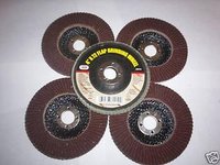 5pc 4 ANGLE GRINDER SANDING FLAP DISC WHEEL 120 GRIT