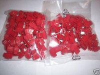 100 RED QUICK SPLICE WIRE CONNECTOR TERMINALS 16-22 GA