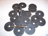 20pcs 1-1/2 CUT-OFF WHEEL DISC 2 MANDRELS FITS DREMEL