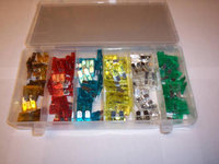 120pc AUTOMOTIVE CAR BLADE FUSE BOX ASSORTMENT FUSES