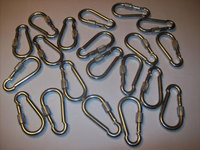 20 SNAP HOOKS WITH QUICK LINK LOCK 5/16 500lb CZCSH5/16