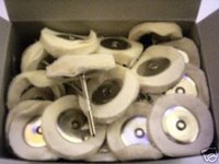 36PCS 1-1/2 BUFFING POLISHING WHEELS FOR DREMEL MC105