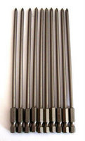 10 ENKAY 6 PHILLIPS #0 SCREW DRIVER BITS 3120 MAGNETIC TIPS ROUND SHAFT PH0